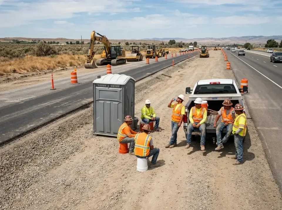 highway-road-construction-crew-007 — frequently asked questions, Porta Potty and Restroom Rentals in Wade Hampton, SC